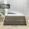 Welcome Mat – 29.5"x17", All-Weather, Waterproof, Non-Slip, Low-Profile, Coffee for Front Door or Patio.